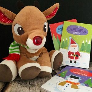 ✅ 5 for $25 - Rudolph Plush and Christmas Board Books